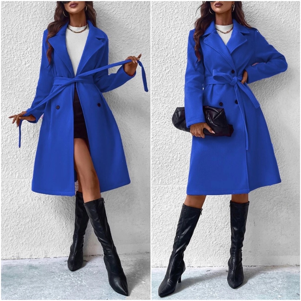Classic Double Breasted Jacket Coat - Picture 1 of 6